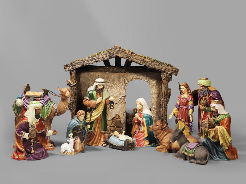  Figure decoration of the Nativity manger group